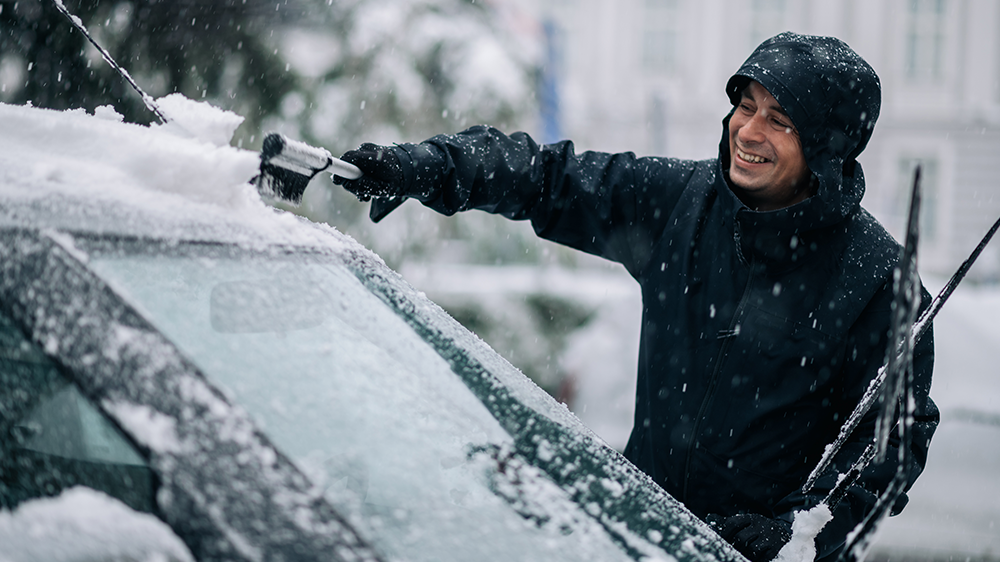 De winter komt eraan: goed zicht op de weg