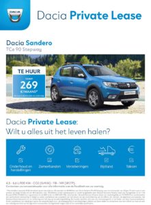 Dacia PrivateLease NL 2