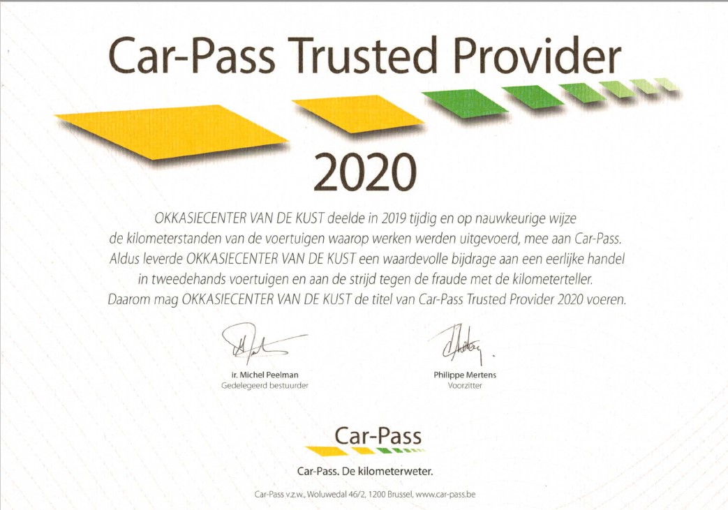 car pass 2020