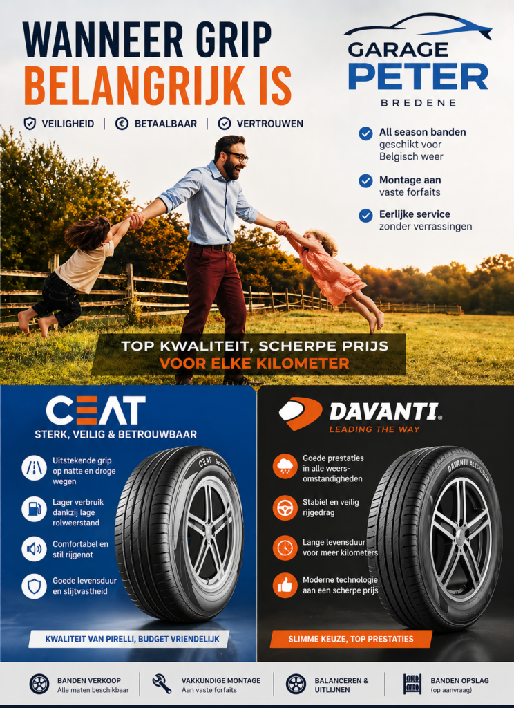 ceat banden davanti banden garage peter bredene oostende